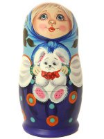 Набор матрешек "Машенька с зайчиком" арт. 5996