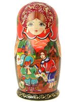 Матрешка "Кот в сапогах", серия "Сказки", арт. 5191